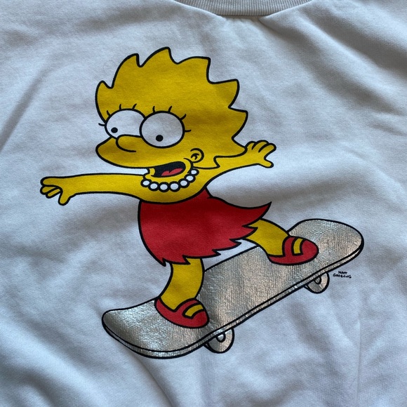 The Simpsons junior crop sweatshirt Lisa - Picture 5 of 10